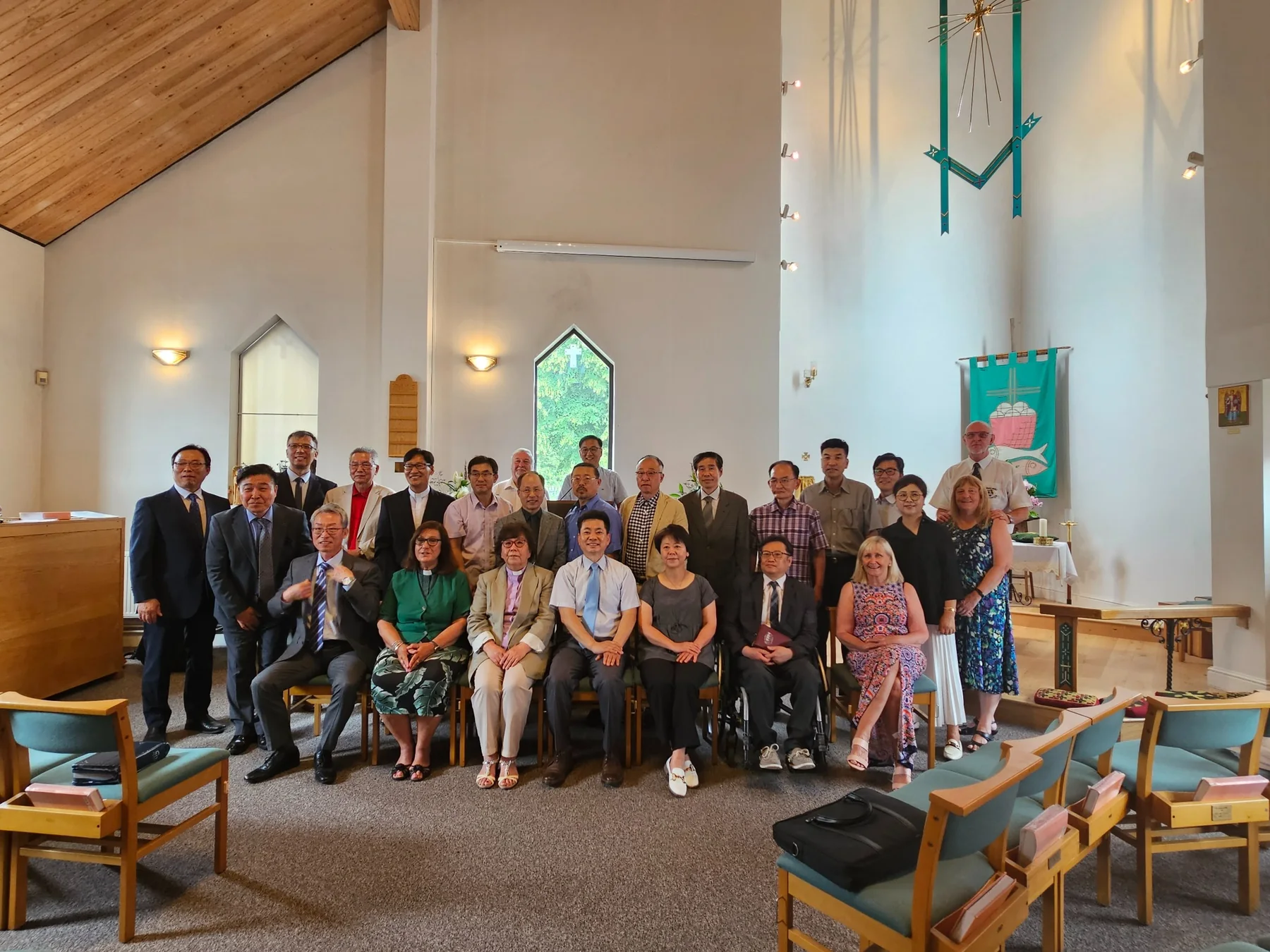 Cloud Mission community group inside the church