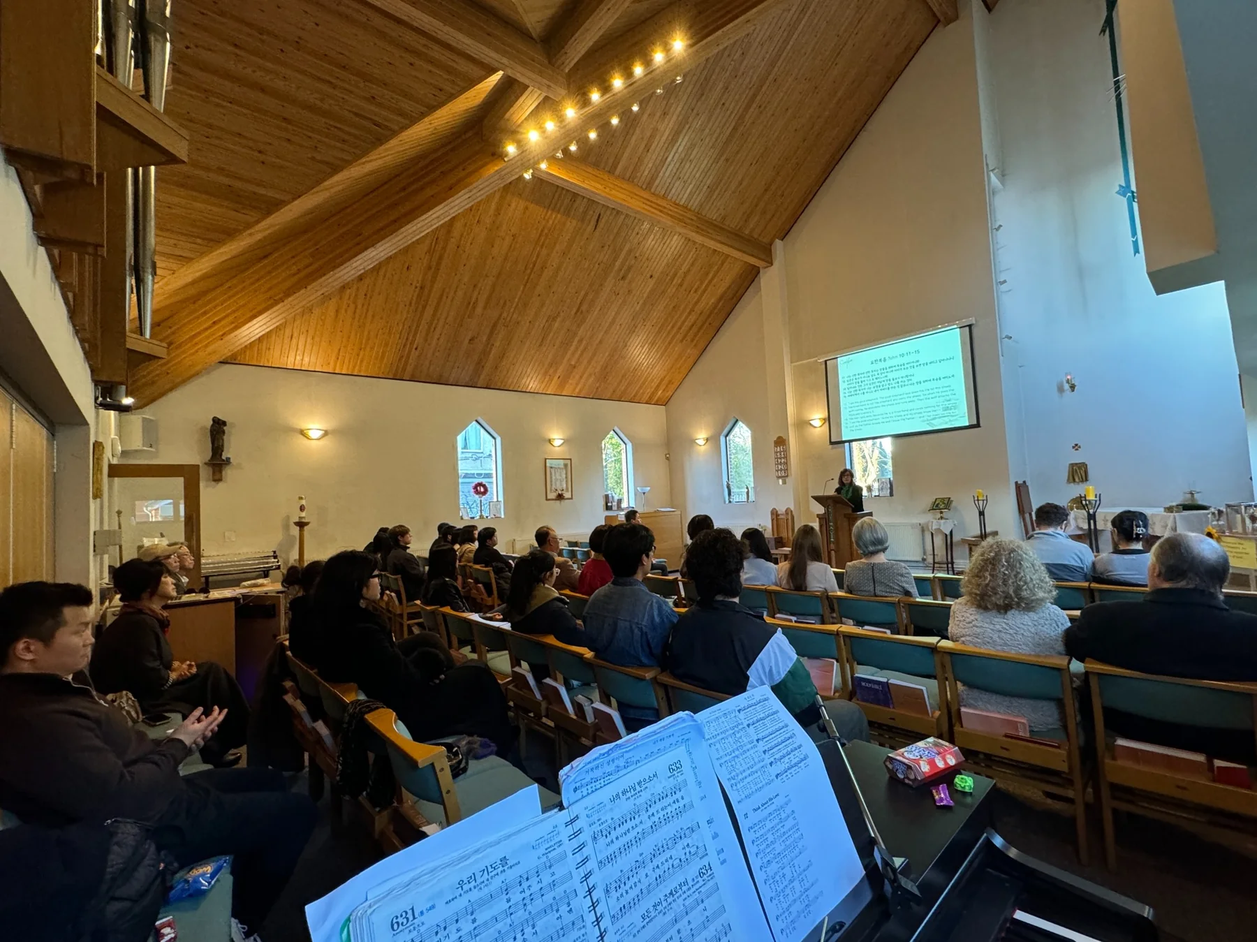 A worship gathering at St Michael and All Angels in Cardiff